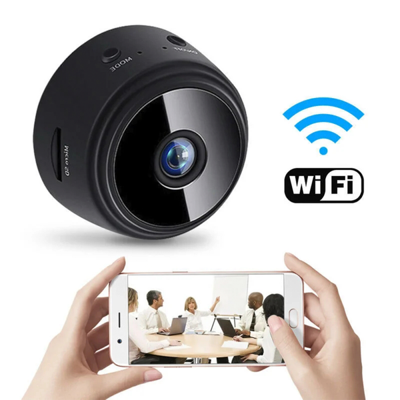 Camara Espia Audio Video Detecta Movimiento Color Negro-6