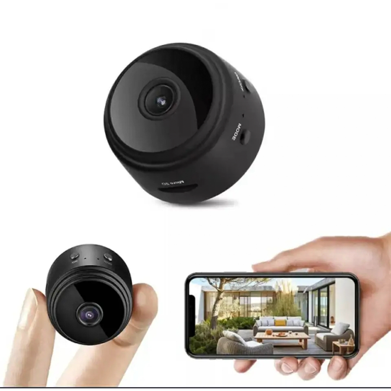 Camara Espia Audio Video Detecta Movimiento Color Negro-7