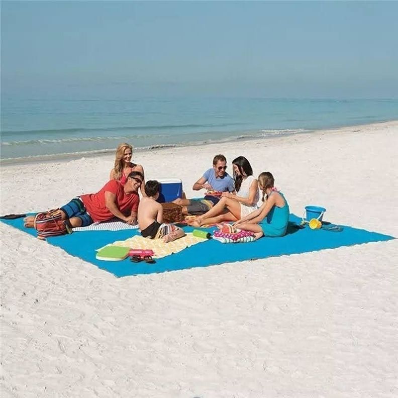 Manta Antiarena Para Playa Picnic Camping Impermea-7