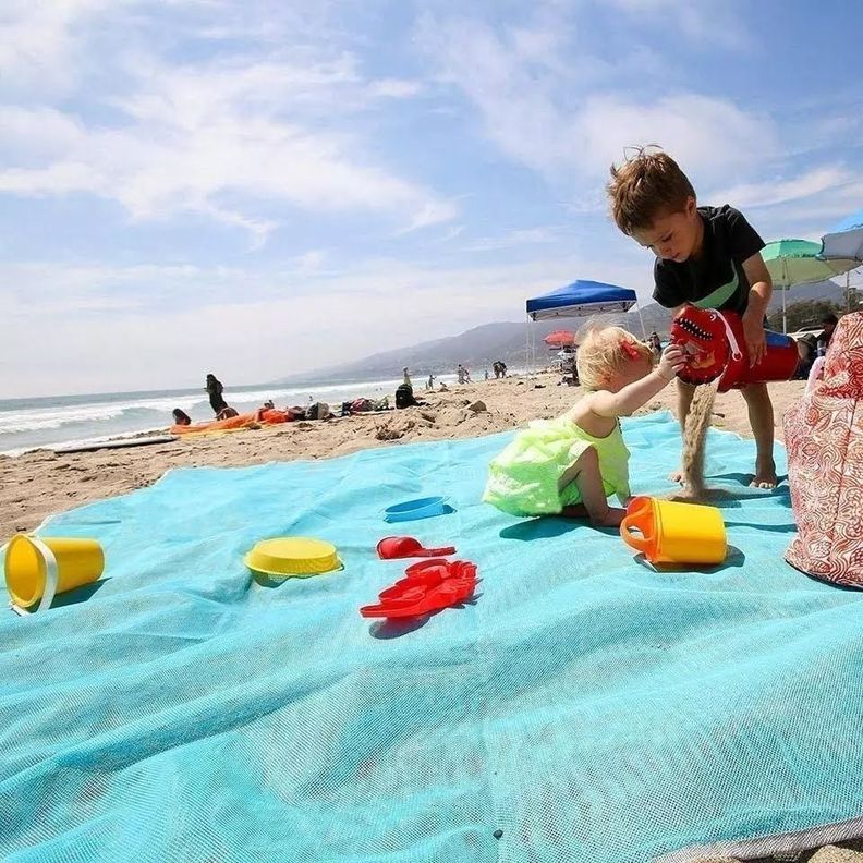 Manta Antiarena Para Playa Picnic Camping Impermea-0