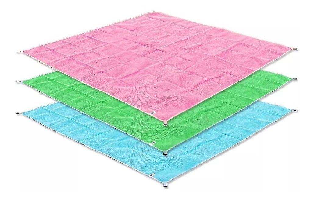 Manta Antiarena Para Playa Picnic Camping Impermea-3