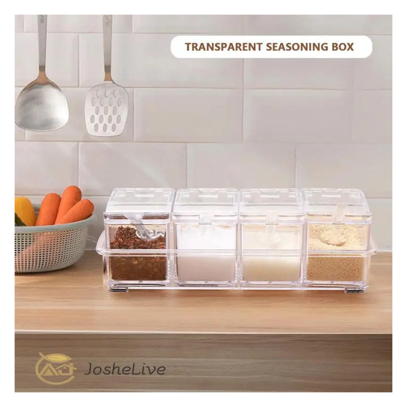 Especieros Frascos Condimentos Cocina Organizador-5
