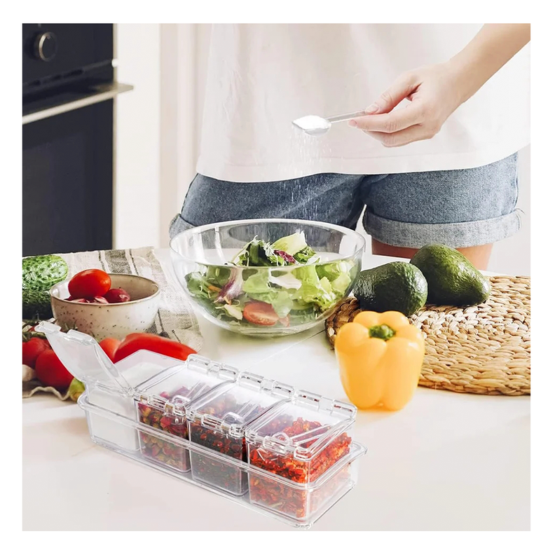 Especieros Frascos Condimentos Cocina Organizador-7