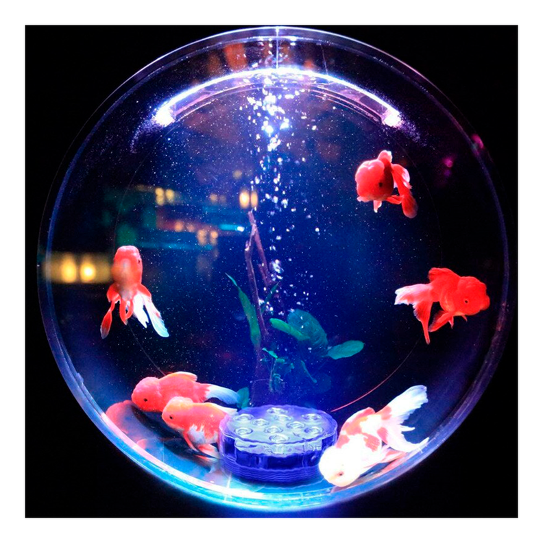 Luz Led Rgb Sumergible Para Piscina Con Control La-4
