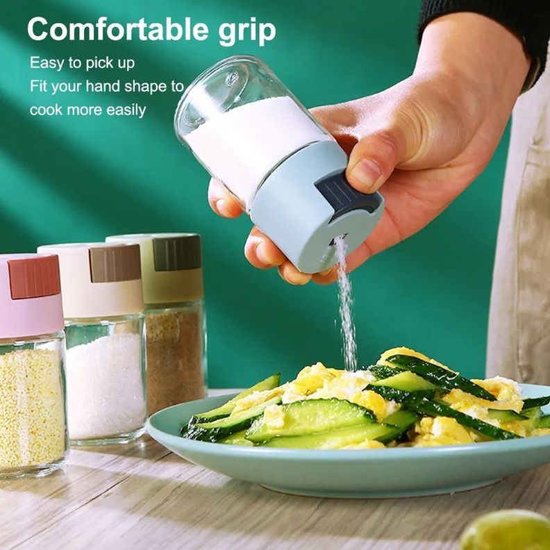Salero Dispensador De Vidrio Para Cocina-2