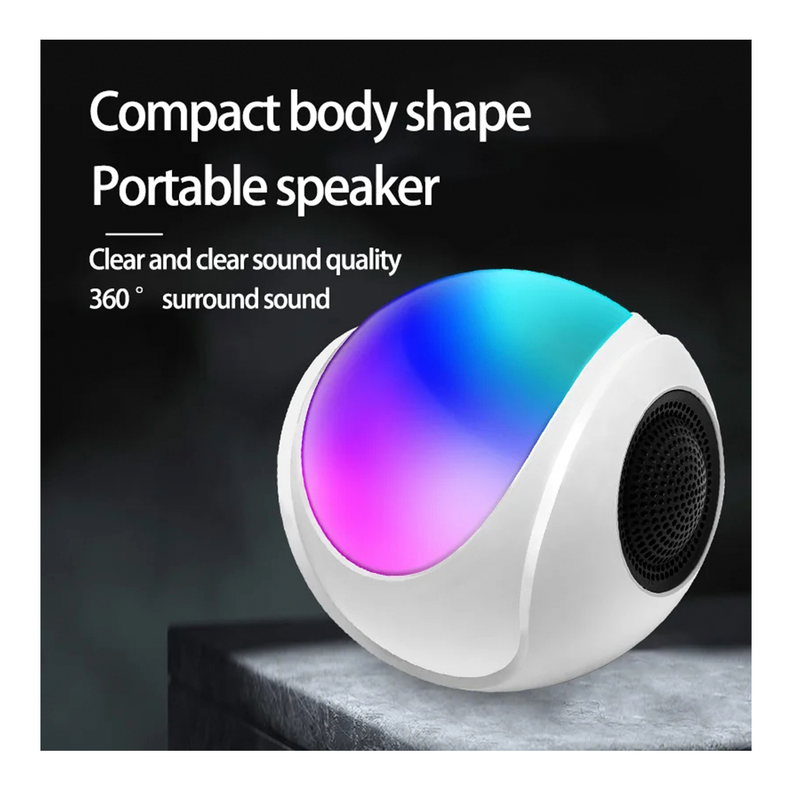 Parlante Bluetooth Luces Rgb Recargable Gamer Disco-3