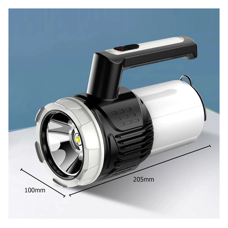 Linterna Led Tactica Recargable Luz Potente Larga Distancia-1