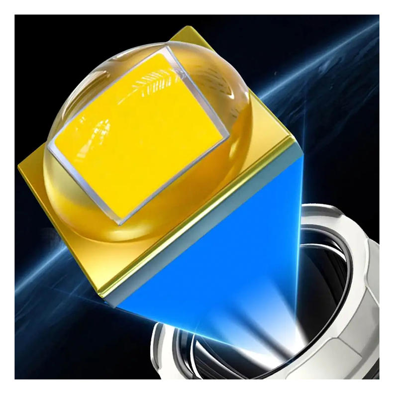 Linterna Led Tactica Recargable Luz Potente Larga Distancia-4
