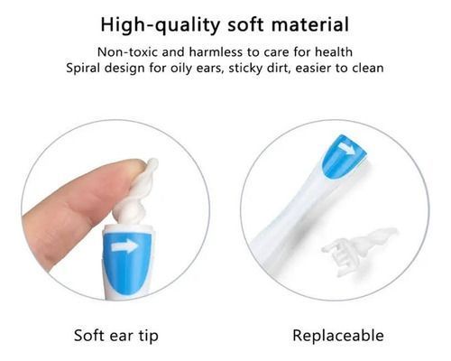 Kit Limpieza Orejas Oidos Silicona Reusable Blando-0