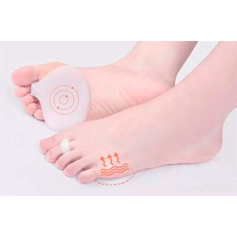 Almohadilla Plantar Metatarsal De Silicona Con Dedo-1
