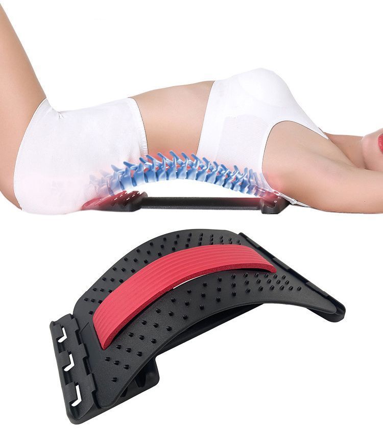 Corrector Lumbar Masajeador De Espalda Estiramient-0