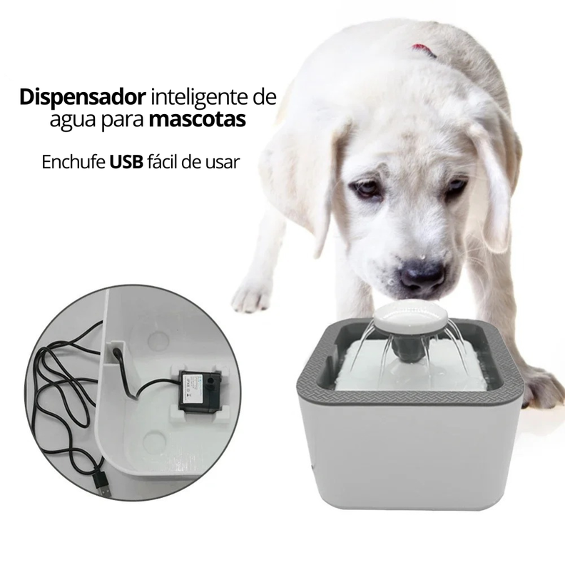 Fuente De Agua Para Gatos Y Perros De 2.5 Litros De 3 Modos-5