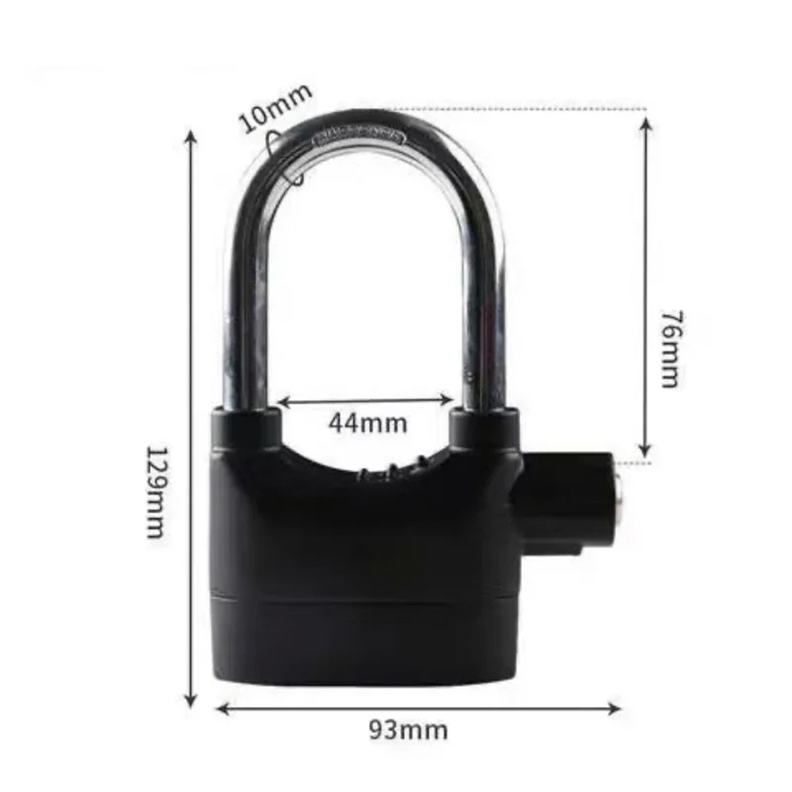 Candado Alarma Para Moto Bicicletas Casa Comercial 110 Db-1