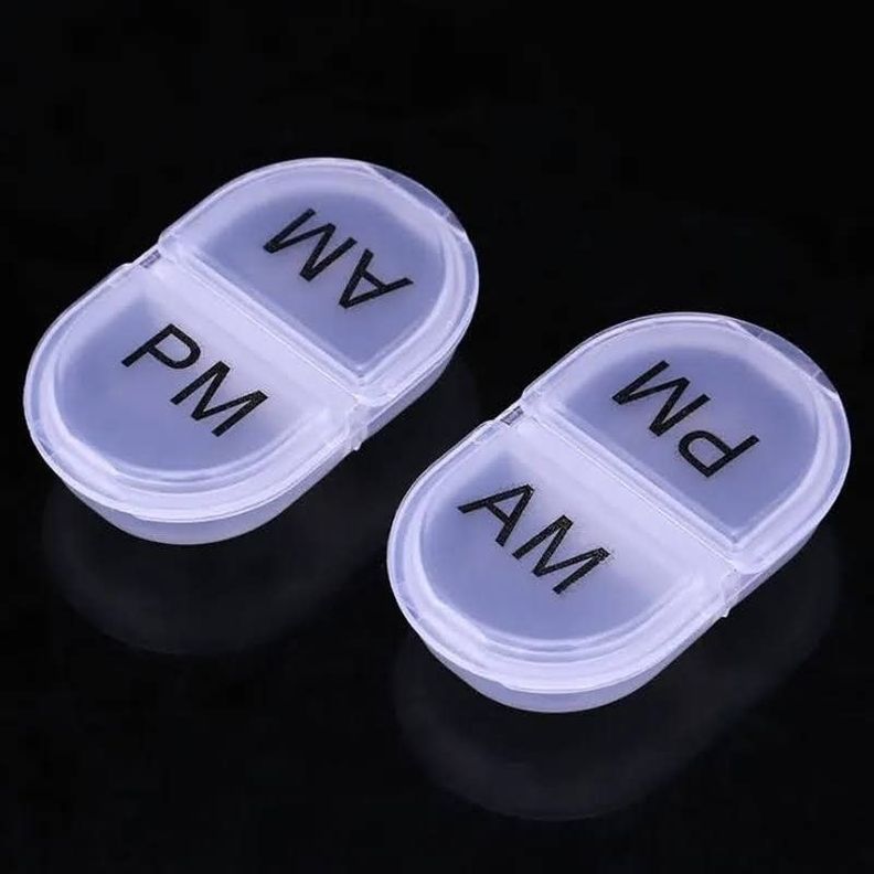 Set X2 Mini Pastillero Organizador Medicina Am Pm -1