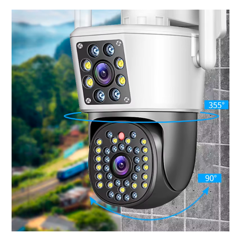 Camara De Seguridad Ip66 Wifi 5g Doble Grabación-3