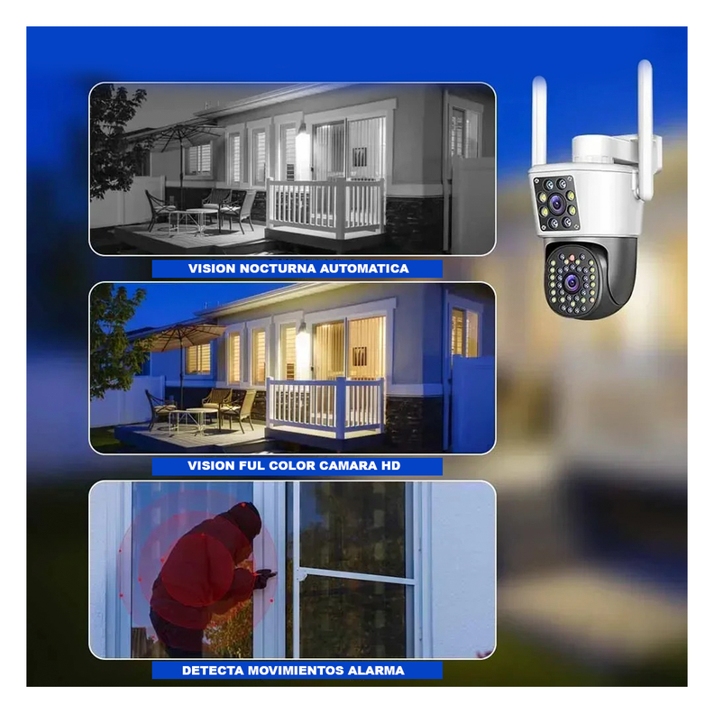 Camara De Seguridad Ip66 Wifi 5g Doble Grabación-4