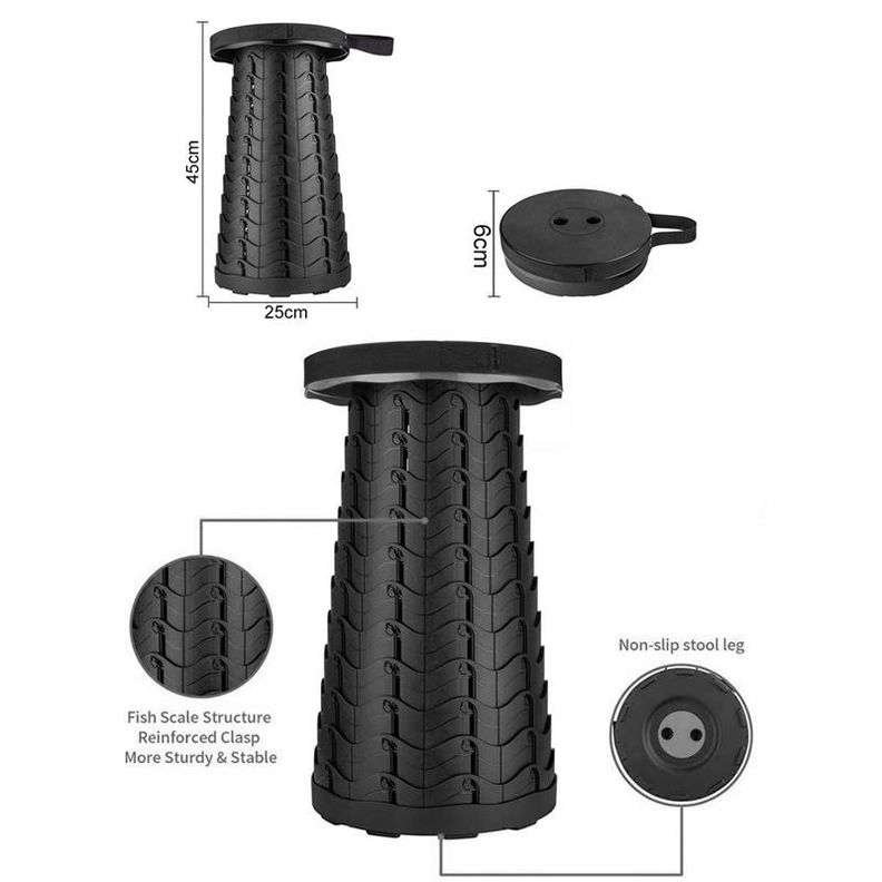 Piso Taburete Plegable Portátil Multipropósito Tel-0