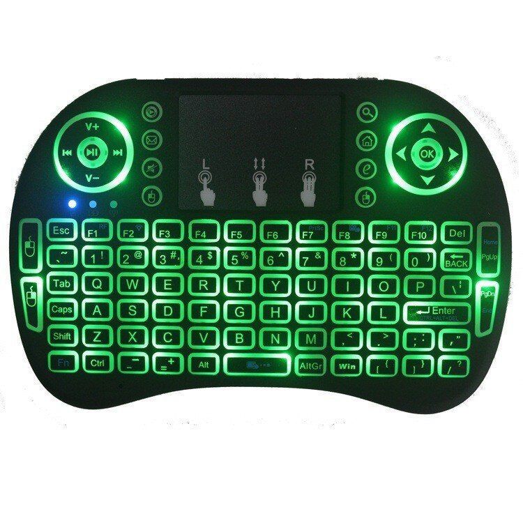 Mini Teclado Inalambrico Smart Tv Box Pc Control Tv Usb-4