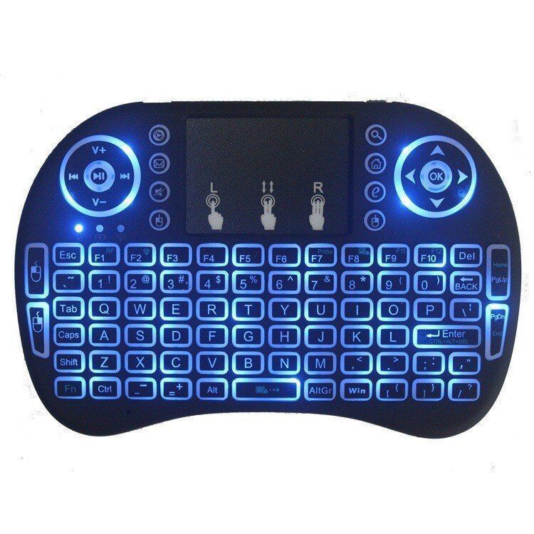 Mini Teclado Inalambrico Smart Tv Box Pc Control Tv Usb-3