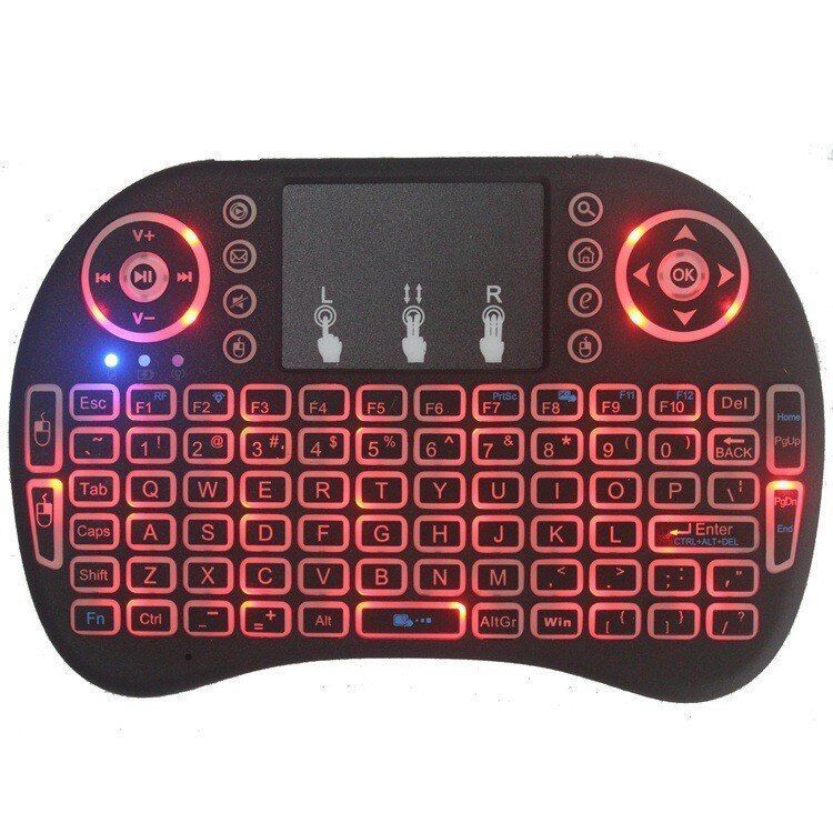 Mini Teclado Inalambrico Smart Tv Box Pc Control Tv Usb-1