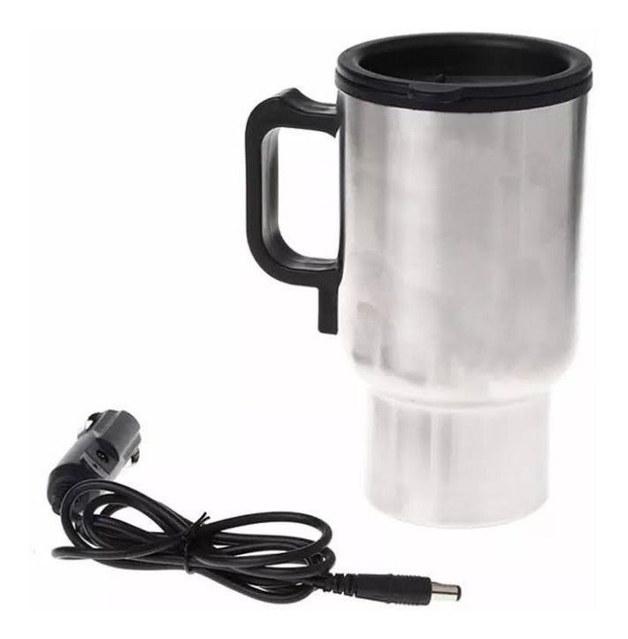 Vaso Tazon Termo Electrico Calentador Auto 12v Cafe Te-0