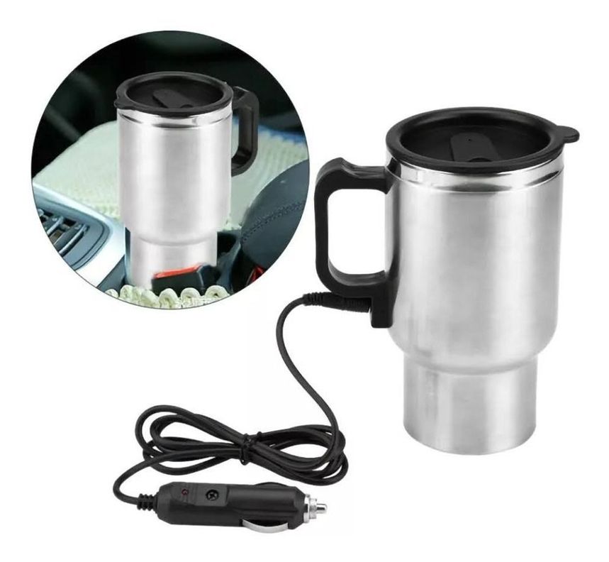 Vaso Tazon Termo Electrico Calentador Auto 12v Cafe Te-5