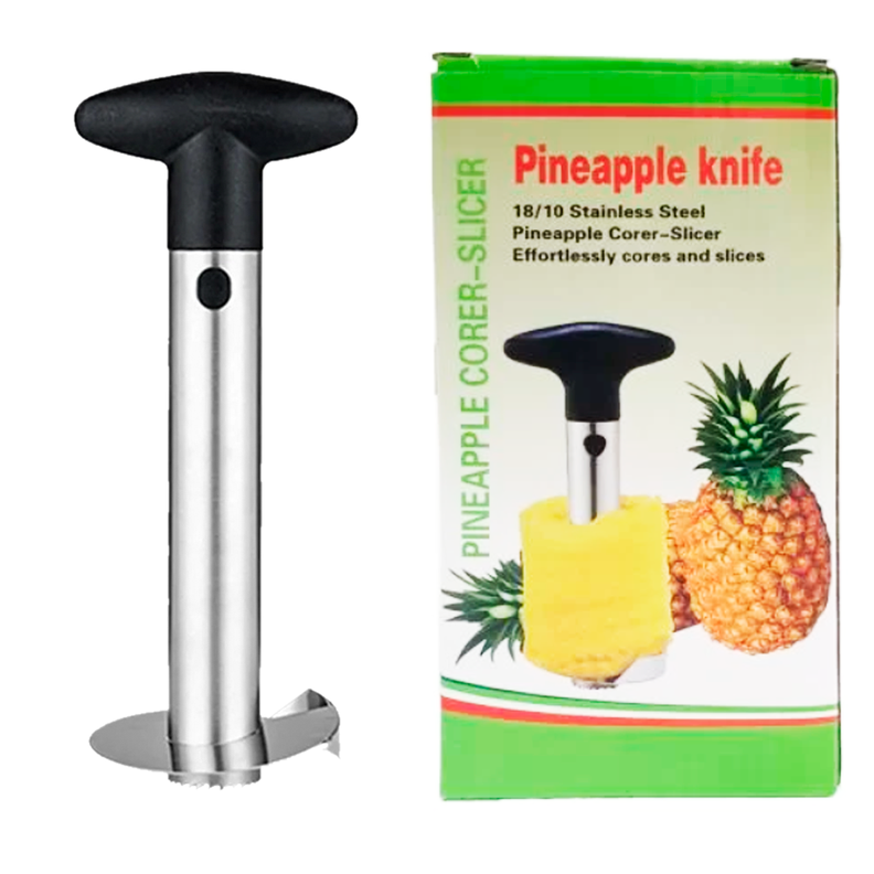 Pelador Rebanador Extractor Piña Acero Inoxidable-0