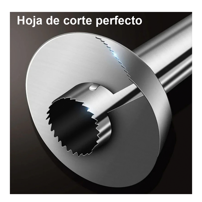Pelador Rebanador Extractor Piña Acero Inoxidable-4