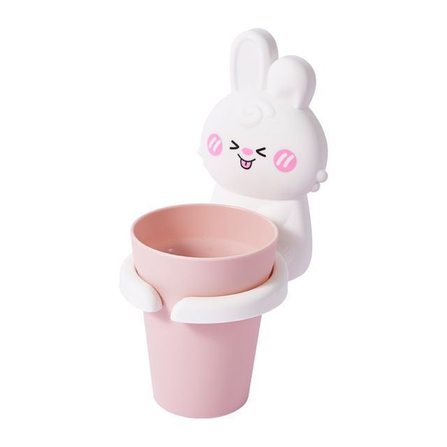 Soporte Vaso Porta Cepillo Dental Enjuague Niños-0
