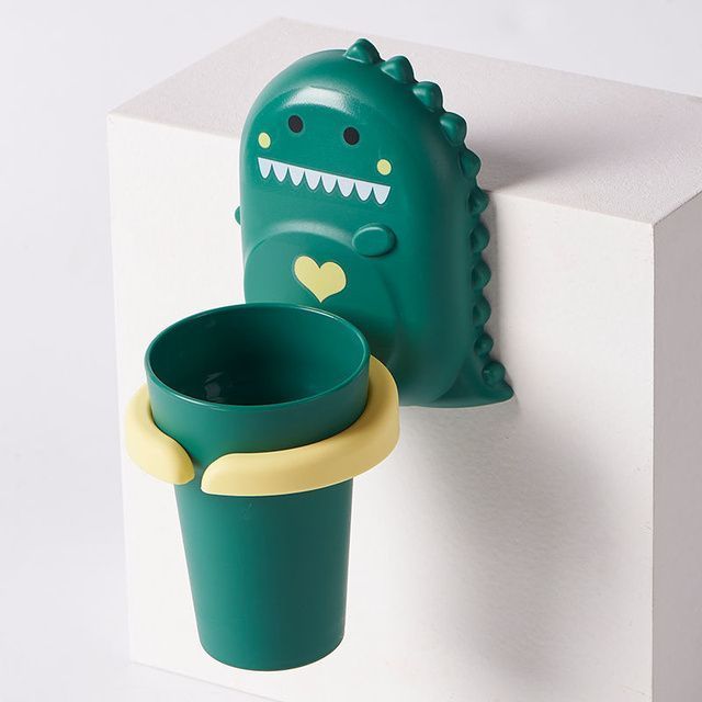 Soporte Vaso Porta Cepillo Dental Enjuague Niños-3