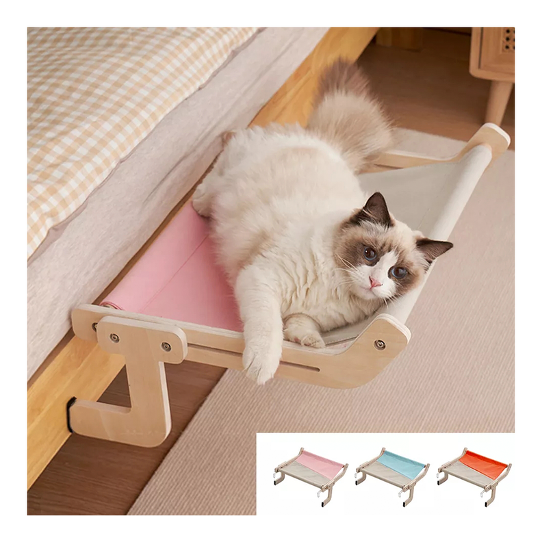 Cama Colgante Hamaca Para Gato Ajustable Ventana Cama-5