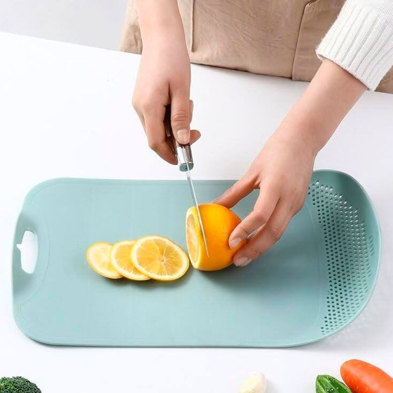 Tabla Para Picar Alimento Multifuncional Con Drena-6