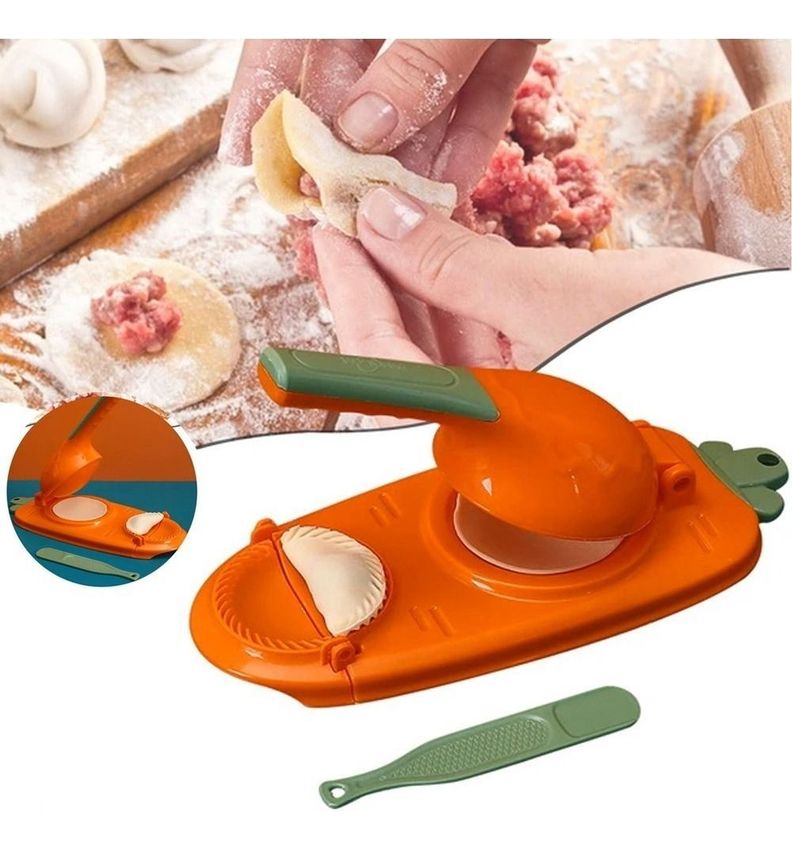 Maquina P Hacer Dumpling Mini Empanda Prensa Manua-1