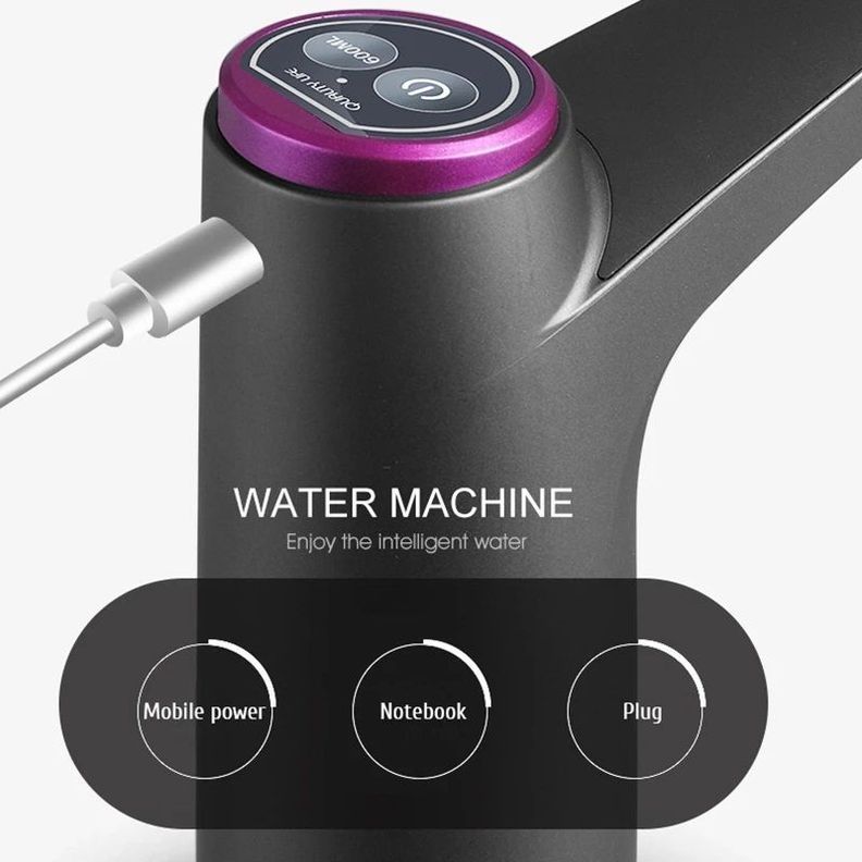 Dispensador De Agua Inteligent Bomba Recargable Cu-4