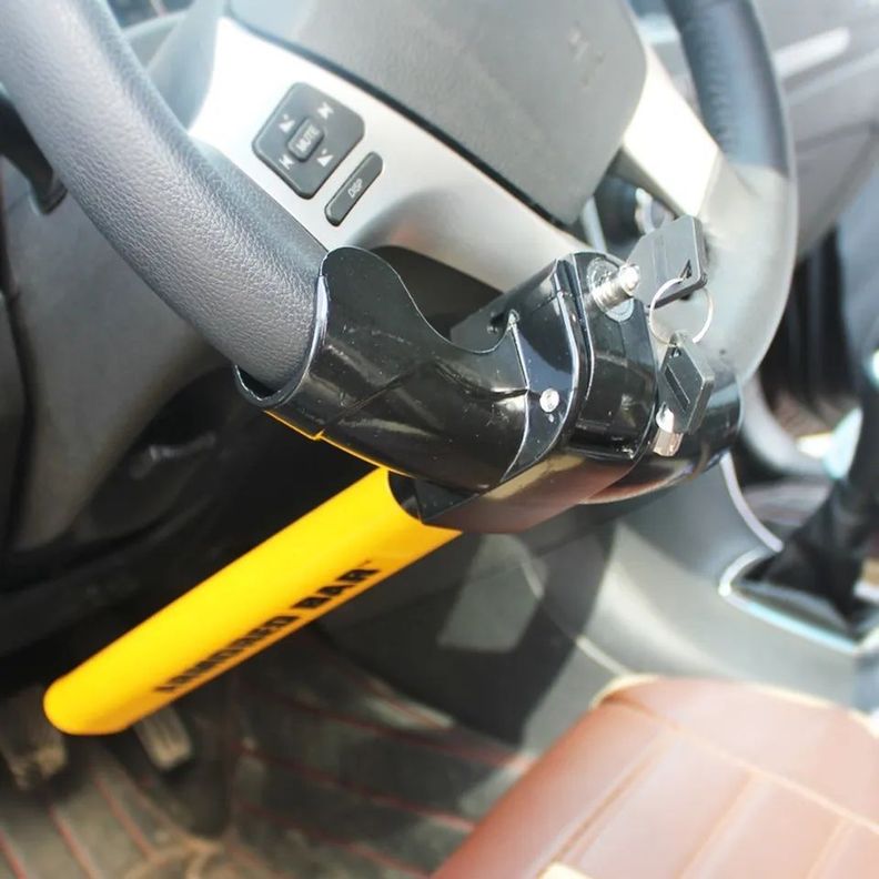 Traba Volantes Auto Antirobo Seguridad Tranca Volante Trabas-4