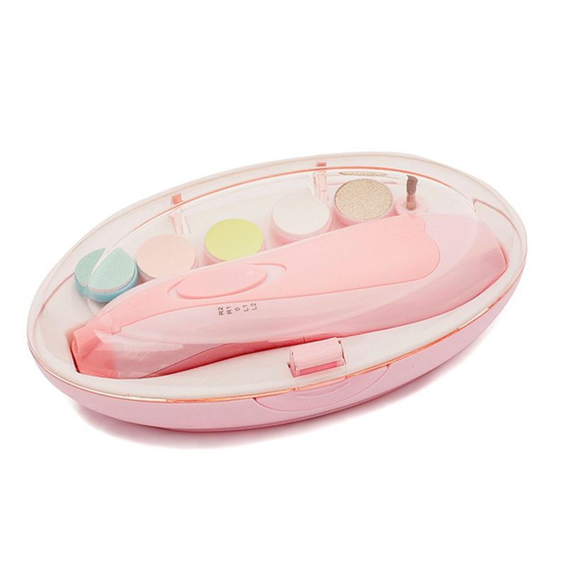 Corta Uñas Bebes Lima Electrica Para Bebes A Pila-0
