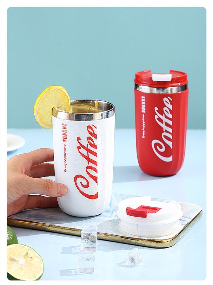 Vaso Termico Portátil De Doble Capa De Acero Inoxi-4