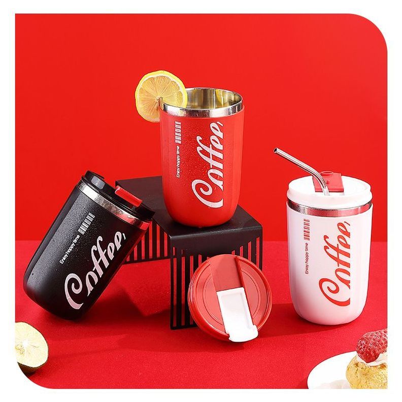 Vaso Termico Portátil De Doble Capa De Acero Inoxi-2