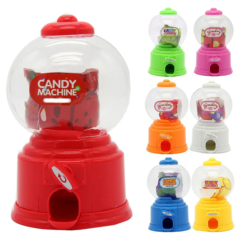 Dispensador Caramelos Mini Maquina Dulces Juego -5