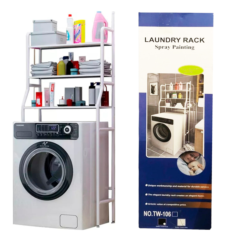 Organizador Repisa Estante Lavadora Baño-0
