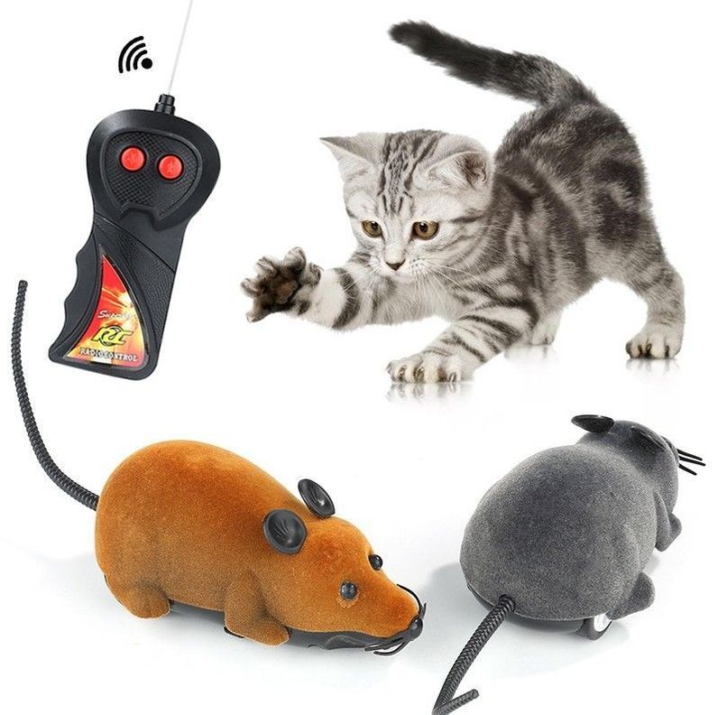 Juguete Ratón De Felpa A Control Remoto Para Mascotas-7