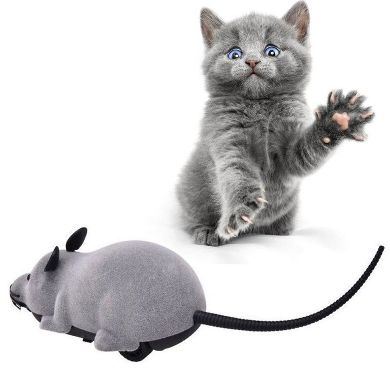 Juguete Ratón De Felpa A Control Remoto Para Mascotas-5