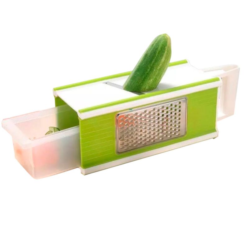 Picador Cortador De Verduras Frutas Rayador -1