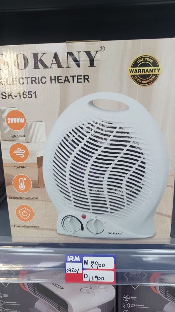 Calefactor Calentador Eléctrico Termoventilador 2000w Blanco-4