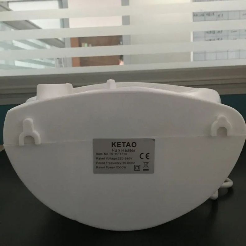 Calefactor Calentador Eléctrico Termoventilador 2000w Blanco-6