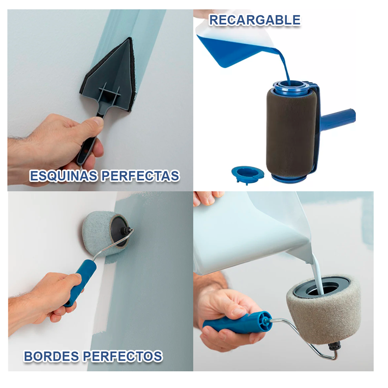 Rodillo Pintar Set Facil Antiderramante Recargable-2