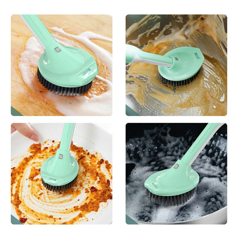 Cepillo Dispensador Lava Loza Moderno De Lujo-5