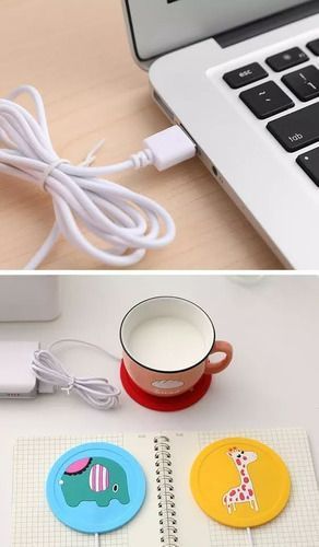  Calentador Usb Taza Cafe Te Posavasos Kawaii Sili-3