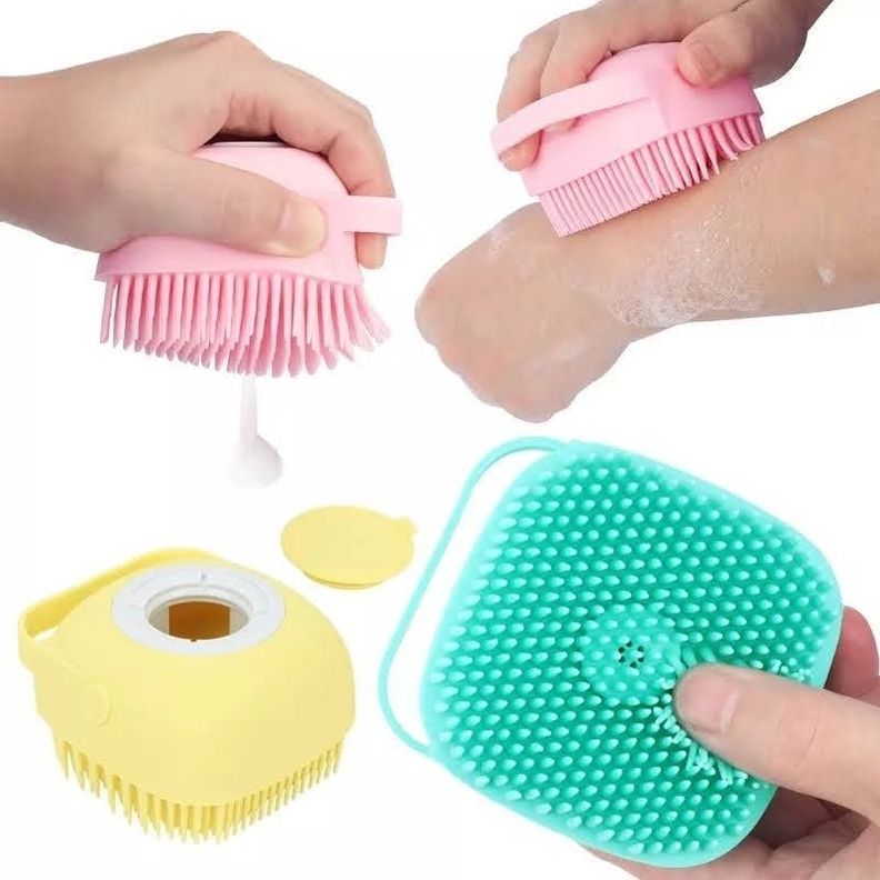 Cepillo De Baño Perro Y Gato Con Dispensador Automatico-2
