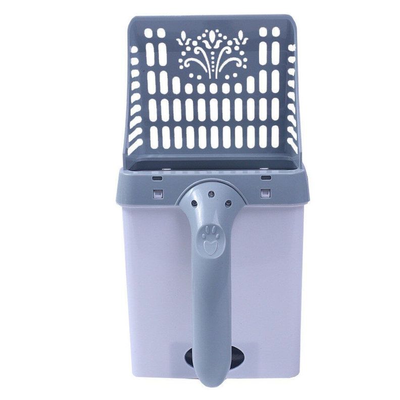 Pala Recoge Feca Gatos Con Contenedor Y Dispensado-5